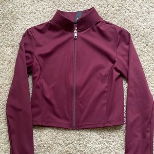 Balance Athletica The Elevate Cropped Zip - Blackberry
